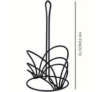 TEMU Soporte para Toallas de Papel de Hierro con Base Ponderada - Diseño Elegante de Hoja para Cocina, Mesa de Comedor y Baño - Decoración Elegante y