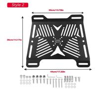 TEMU Soporte Universal para Equipaje de Motocicleta, Extendido 20cm/7.87in, para for bmw Kawasaki para for HONDA para for , Compatible con R1200GS R1250GS MT09 FZ NX Z900 Series Motocicletas de y