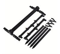 TEMU Sougayilang Soporte Plegable para Caña de Pescar de Aleación de Aluminio con - Tres Soportes de U para Pesca de Carpas Multifuncional.