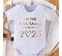 TEMU Soy la Mejor que ha en 2025: una Pequeña Camiseta para Bebé con Estampados de , para Recién Nacidos y un Gran Regalo para Mamás, para Exteriores