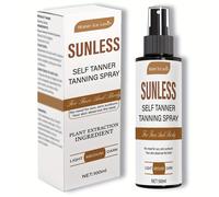 TEMU Spray Auto Bronceador WATER ICE Sin Alcohol - Fórmula Hipoalergénica con E y Glicerina, , para Tono Beige - Natural Duradero en Bronceado, Sin Naranja Rojiza, 3.38 fl oz (100 ml)