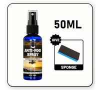 TEMU Spray de Lente Anti-Vaho y Hidrofóbico de Larga Duración (50 ml) | una Visión Duradera y para Todas las Superficies de Vidrio y Plástico con una Fórmula a Base de Agua y No Grasa