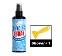 TEMU Spray Versátil para Meltar Nieve y Hielo - Eliminación Rápida de Hielo en 3 | Anti-Congelante Duradero | Adecuado para Parabrisas, Ventanas, Cerraduras, Espejos y Vidrio del Hogar