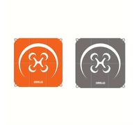 TEMU STARTRC Piso de estacionamiento plegable de 55CM cuadrado, de cuero sintético, montaje rotativo, compatible con 3pro/Mini , accesorio universal para drones, sin carga - No batería