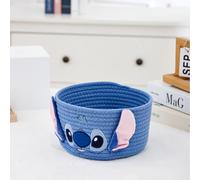 TEMU Stitch & Winnie the Cesta de almacenamiento de gran capacidad - Colorida, duradera de poliéster y elastano, organizador portátil para mujeres y , cesta de estantería, canastas de estantería