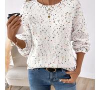 TEMU Suéter de Colorido para Mujer - Jersey Holgado con Cuello y Caídas, Top para Otoño Invierno, Suéters , Moda de Otoño, Ajuste , , Tela Duradera