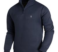TEMU Suéter de cuello abotonado, , otoño/invierno 2025, talla europea, para golf, senderismo, deportes al , uso en interiores, tejido de punto