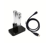 TEMU SwitchOLED Mango Pequeño Colorido Controladores Recargables Izquierda Derecha Cargador Luz Columna Plazas Cargador