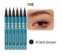 TEMU SYLR Set de 6 piezas lápiz delineador de cejas duradero y resistente y en 5 colores, delineador fino para ojos