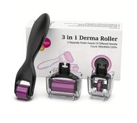 TEMU T192-Pin Microagulla de 0,25 mm - Rodillo de Aguja 180c 600c 1200c miceoneedle, Ajuste y Absorción Profunda del Suero | Derma Roller Manual de Grado Salón para Refinamiento de Poros