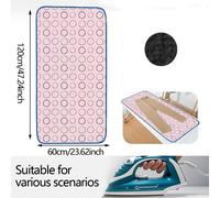 TEMU Tabla de Planchar Plegable Portátil y Resistente al con Correa Colgante - Alfombrilla Antideslizante Ideal para Viajes, Uso en el Hogar y Almacenamiento Compacto - Regalo de Tabla de Planchar