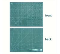 TEMU Tablero de corte de auto-sanación A2: 600x450mm, cara, Cuadrícula 1/2 serigrafiada, Resistente, útil, 3mm de grosor, Adecuado para proyectos de bricolaje, costura y manualidades