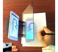 TEMU Tablero de Dibujo Óptico Portátil - Transparente, Material de PVC para Principiantes y Profesionales, Ideal para y de Imágenes