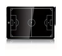 TEMU Tablero de Entrenamiento de Fútbol Electrónico de 16 Pulgadas con Pantalla LCD, Tablero Digital para Entrenamiento de Fútbol con Bolígrafo para Equipos de Entrenamiento