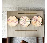 TEMU Tablero de juego de cuerda resistente colorida de madera, desarrollo de inteligencia y , creativa, cuerda resistente colorida, rompecabezas , entrenamiento y juguete de desarrollo