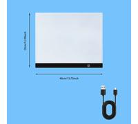 TEMU Tablero de Luz Grande A2/A3/A4 para Pintura con Diamantes, Accesorio USB para Borrador, Dibujo y Animación - Kit con Diamantes