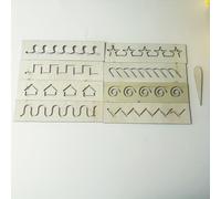 TEMU Tablero de Práctica para Caligrafía y Números con Guías Ranuradas - Aprendizaje Educativo para Escritura, Ortografía y Desarrollo de Habilidades Motoras Finas,