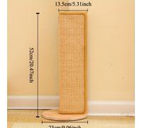 TEMU Tablero de Rascado Vertical de Sisal para Gatos - Protector de Esquina Resistente para Sofá, Duradero y Ahorrador de - Ideal para Gatos que Agresivamente