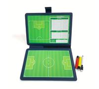 TEMU Tablero Táctico de Entrenamiento de Fútbol, Cara Magnético con Bolígrafo y Borrador, Pizarra de Ejercicios Tácticos, Equipo para Árbitros