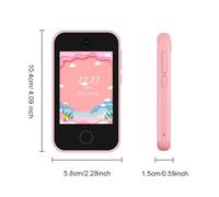 TEMU Tableta Inteligente para Niños con Cámaras Duales, , Libros de Historias y 40 Juegos Interactivos | el de Aprender | Recargable por USB | Regalo de Navidad para Niños de 3 en