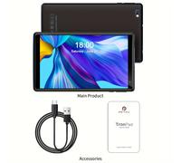 TEMU Tableta PRITOM de 8 pulgadas, 13, de 4GB (2GB+2GB de ), ROM de 64GB con soporte para memoria 1TB, batería de 5000mAh, procesador core, pantalla IPS HD, cámara, acceso a internet Wi-Fi, 2025