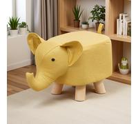 TEMU Taburete pequeño de madera disponible en , con diseño de elefante de dibujos animados, para un hogar elegante en , y con una forma creativa