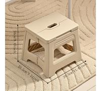 TEMU Taburete plegable compacto y portátil, diseñado para varios , con una construcción de plástico resistente y antideslizante, ideal para de cocina