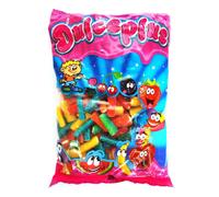 TEMU TACOS DE REGALIZ PICA RELLENOS DULCEPLUS - COLORES SURTIDOS 1KG