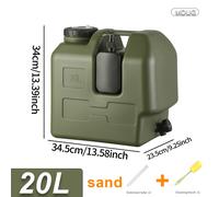 TEMU Táctico Verde de 15-30L con Jarra para a | Material PE Versátil, Adiciones Gratuitas, Adecuado para RVs, Coches, Cocinas, Jardines, Equipo de al , Especial