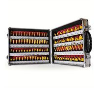 TEMU TAIMIMEI 100 Piezas Fresas de 1/4" para Router, Herramientas de Regalo, Cuchillas de para Carpinteros y Principiantes, Ideales para Proyectos de Carpintería