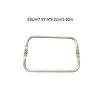 TEMU Tamaños múltiples de clips cuadrados de aluminio, clip de bisagra de equipaje, soporte de bolsa de , clip de de bolsa tejida, regalos de clips de bolsa dorada para mujeres