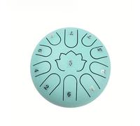 TEMU Tambor Portátil con Diseño Compacto de 11 Notas, Tambor de Lluvia de 6 Pulgadas y Instrumento de Percusión de Acero