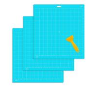 TEMU Tapete de Corte 12x12 Pulgadas 3 Unidades, Compatible con Air 2/Maker/Maker 3, Accesorios de Reemplazo de Tapetes Adhesivos Azul para Manualidades