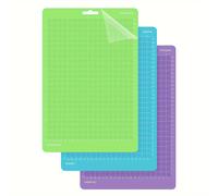 TEMU Tapete de corte para Cricut Joy Xtra (StandardGrip, LightGrip, StrongGrip), variedad de tapetes de corte adhesivos para accesorios Cricut Joy Xtra, 3 uds.