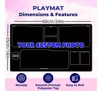 TEMU Tapetes de Juego Personalizados, Tapetes de Juego de Guerras, Adecuados para el Área de Reglas de Juegos de Cartas TCG CCG, Tapetes de Juego de Área de Reglas, Otros Tapetes de .