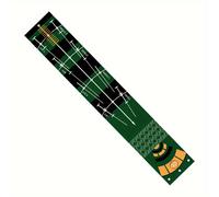 TEMU Tapiz de Entrenamiento de Golf de Poner - Alfombra de Práctica de Poliéster Universal con Base de Antideslizante, Rollo Fácil, Marcas de Precisión para Uso Interior y Exterior