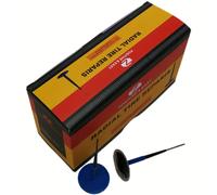 TEMU Tapones de hongo de 4.5MM 24 para reparación de neumáticos de versión americana, goma vulcanizada para neumáticos de vacío, tiras y tapones de parche frío internos y externos