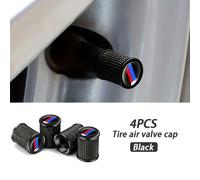 TEMU Tapones de Válvula Universales para Coche y Moto - Diseño Deportivo y Azul, Cubiertas Protectoras Duraderas para Válvulas , Camiones y Pickups