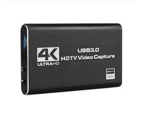 TEMU Tarjeta de HD 4K 1080P 60fps - de Grabación HDTV Compatible con USB 3.0 - Grabador para Transmisión (3 Piezas)