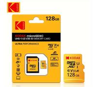 TEMU Tarjeta de Memoria KODAK Micro SD 256GB, 128GB, U1 UHS-I, 32GB y 64GB TF con Adaptador SD para Grabadora HD 4K en Paquete Minorista