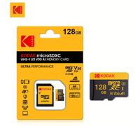 TEMU Tarjeta de Memoria Kodak Micro SD 32GB, 64GB, 128GB U3 Velocidad TF C10 para Grabación 4K