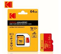 TEMU Tarjeta de Memoria Kodak Velocidad XC (con Adaptador) - 256GB/128GB/64GB/32GB, UHS-I U3 V30 A1, para Portátiles, Smartphones y Cámaras de Vigilancia