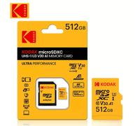 TEMU Tarjeta de Memoria Kodak XC Rendimiento 512GB, 256GB, 128GB V30 para Smartphones y Cámaras - Almacenamiento Rápido, Durabilidad