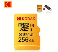 TEMU Tarjeta Micro SD KODAK U3, Tarjeta de Memoria TF 32GB 64GB 128GB 256GB con Adaptador y USB