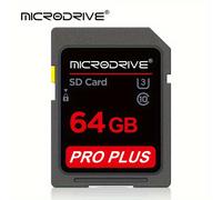 TEMU Tarjeta SD Microdrive Negra de Velocidad 16GB, 32GB, 64GB, 128GB, 256GB U3 para Cámara y DVR