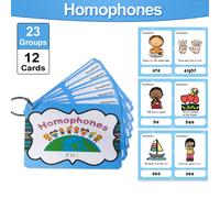 TEMU Tarjetas de Aprendizaje de con Homenos en 23 Grupos para Niños Pequeños - Educativos y Materiales Escolares para el Hogar y Jardín de