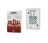 TEMU Tarjetas de Maestría en Defensa de Ajedrez - Guía Completa de , Regalo Ideal para Amantes del Ajedrez, Instrucciones y Tablero Portátil