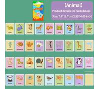 TEMU Tarjetas de Reconocimiento de en Inglés, Tarjetas Visuales Coloridas para , , Animales, Frutas, Verduras, Alimentos y Bebidas , Tarjetas de Aprendizaje Interesantes para las Partes del Cuerpo