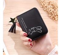 TEMU tarjetero corto, de gran capacidad, compacto y lindo con dibujos animados para mujer, con múltiples ranuras para y tarjetas