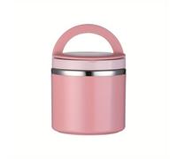 TEMU Tarro de comida LDQ de acero inoxidable - Gran capacidad, fiambrera reutilizable para sopa y desayuno, carcasa de plástico que no quema , mejora el de aislamiento térmico. para , la universidad y